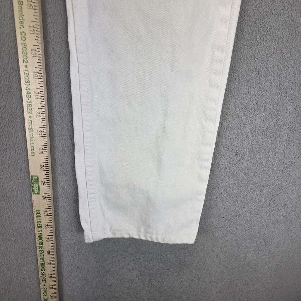 VTG Levis 505 Jeans Mens White Made‎ In USA Fits 27x29
